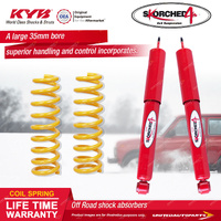 Rear KYB Skorched 4'S Shocks Raised 300-500KG King Coil for Ford Everest UA 3.2
