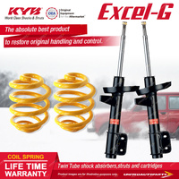 Front KYB Excel-G Shocks Ultra Low King Springs for Holden Commodore VF 3.6 LFX
