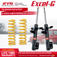 Front KYB Excel-G Shock Absorbers Raised King Springs for Holden Commodore VF