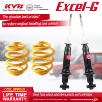 Rear KYB Excel-G Shocks Super Low King Coil for Holden Commodore VF 6CYL Wagon