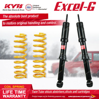 Front KYB Excel-G Shocks Raised King Coil for Holden Colorado RG I III Hi-rider