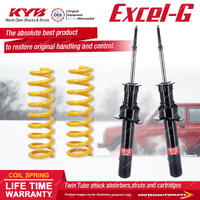 Front KYB Excel-G Shock Absorbers Raised King Springs for Jeep Grand Cherokee WH
