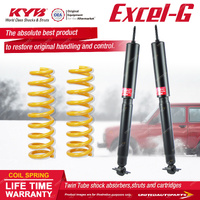 Front KYB Excel-G Shock Absorbers Raised King Springs for Jeep Wrangler TJ 96-07
