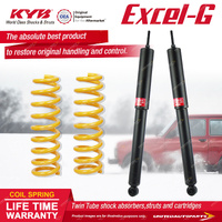Front KYB Excel-G Shocks Raised King Springs for Jeep Wrangler JK LWB Diesel