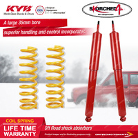 Front KYB Skorched 4'S Shocks Raised King Spring for Jeep Wrangler JK LWB Petrol