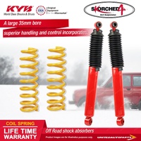 Rear KYB Skorched 4'S Shocks HD Raised Coil for Mitsubishi Pajero QE QF Sports