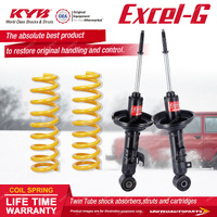 Front KYB Excel-G Shocks Raised Coil for Toyota Hilux 2WD KUN16R GGN15R TGN16R