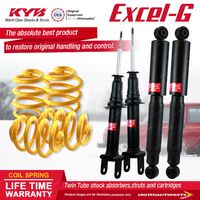 F+R KYB EXCEL-G Shock Absorbers Lowered King Springs for FORD Falcon BFII Sedan
