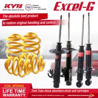 F+R KYB EXCEL-G Shock Absorbers Lowered King Springs for HOLDEN Statesman WM V8