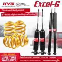 F+R KYB EXCEL-G Shock Absorbers Lowered King Springs for HOLDEN Torana LH 253