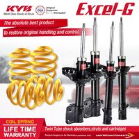 F+R KYB EXCEL-G Shock Absorbers Lowered King Springs for SUBARU Forester SG9 XT
