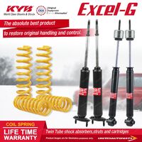 F+R KYB EXCEL-G Shock Absorbers STD King Springs for FORD Falcon XE 4.9 V8 RWD