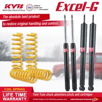 F+R KYB EXCEL-G Shock Absorbers STD King Springs for HOLDEN Commodore VB VC VH
