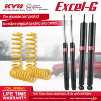 F+R KYB EXCEL-G Shock Absorbers STD King Springs for HOLDEN Commodore VG V6 Ute