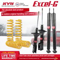 F+R KYB EXCEL-G Shock Absorbers STD King Spring for HOLDEN Commodore VY V8 Wagon