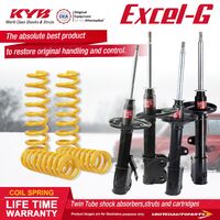 F+R KYB EXCEL-G Shock Absorbers King Springs for TOYOTA Corolla AE92 AE93 AE94