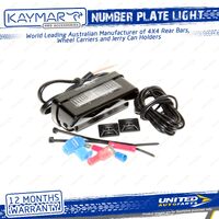 Kaymar Number Plate Light for Vehicle Protection & Rear Protection Accessories