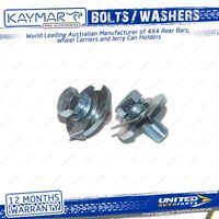 Pair Kaymar Bolts/Washers Suit Top Slide for Rear Protection Accessories