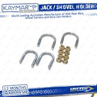 Kaymar Jack/Shovel Holder - 4 x U-Bolts for Rear Protection Accessories