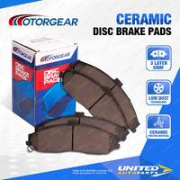 4x Rear Motorgear Ceramic Disc Brake Pads for Toyota RAV4 Cruiser AXAH54 2.5L