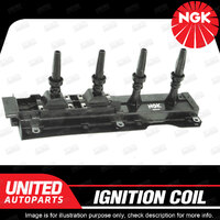 NGK Ignition Coil for Peugeot 306 N5 1.8L 406 D8 2.0L 4Cyl Single