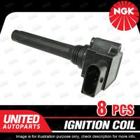 8 x NGK Ignition Coil for Audi RS6 4G S6 C7 S8 D4 4.0L V8 V-DOHC 2013-On