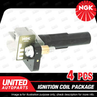 4 x NGK Ignition Coils Pack for Subaru Impreza GD GH Liberty BE 2.0L T4 01-05