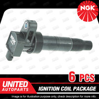 6 x NGK Ignition Coils for Hyundai Grandeur TG Santa Fe CM DM Sonata NF V6