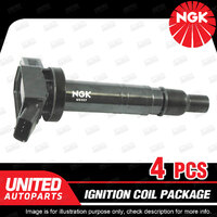 4 x NGK Ignition Coils for Toyota Hilux TGN16R TGN16 2.7L 2TRFE I4 16v 05-15