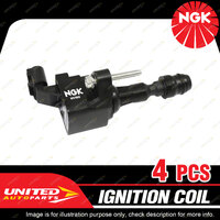 4x NGK Ignition Coils for Opel Astra PY Insignia GA 2.0L A20NFT I4 16V 2012-2013