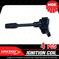 4 x NGK Ignition Coils for Toyota Corolla ZWE 211 213 214 ZVG11 ZVG15 C-HR Prius