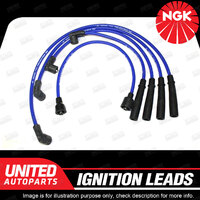 NGK Spark Plug Ignition Lead Set for Ford Raider UV 2.6L 4Cyl 1991-1996
