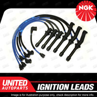 NGK Spark Plug Ignition Lead Set for Mazda 929 HD 3.0L V6 1991-1997