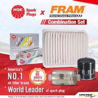 NGK Iridium Spark Plugs + Filter Kit for Ford Fairlane Fairmont Falcon BF