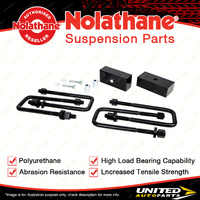 Nolathane Rear Lift Kit Spacer Block for Toyota Hilux GGN25 KUN26 N70 4WD 05-15