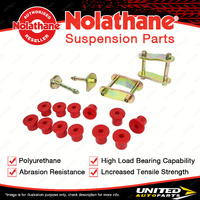 Rear Leaf Spring Bush Shackle Pin Kit for Toyota Landcruiser 76 78 79 2007-On