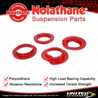 Nolathane Rear Coil Spring Pad Bush Kit for Mitsubishi Pajero NM NP NS NX 00-22