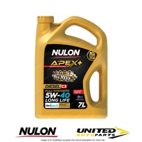 Nulon Full SYN APEX+ 5W40 Long Life Engine Oil 7L for KIA Carnival 2.2L T Diesel