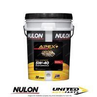 Nulon APEX+ 5W-40 Performance 20L for CITROEN C4 1.6L Picasso 2.0L 16V 2006-2010