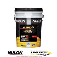 Nulon APEX+ 5W-30 Long Life 20L for SUZUKI Kizashi 2.4L VVT Eng. Man./ CVT Auto.