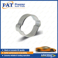 PAT ICON Series Double Ear Clamps - Zinc Plated 43-46mm Package of 10
