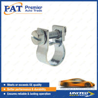 PAT ICON Series Nut & Bolt Hose Clamps - Zinc Plated 13-15mm Package of 2