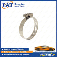 PAT ICON Series Perforated Hose Clamps - 316 Stainless 14-27mm Package of 2