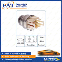 PAT Relay - 12 Volt 22 Amp 4 Terminals Normally Open Relay Package of 1