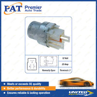PAT Relay - 12 Volt 22 Amp 3 Terminals Normally Open Relay Package of 1