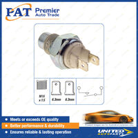 PAT Reverse Light Switch - M16 x 1.5 6.3mm Blade Normally Open Package of 1