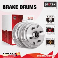 2 Rear Protex Brake Drums for Mercedes Benz A140 A160 W168 97 - 04