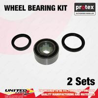 2x Front Protex Wheel Bearing Kit for Suzuki Swift SF413 AA34S 1.3L 1989-1999