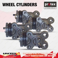 4x Front Protex Wheel Cylinders for Hino Ranger Pro GT FF FT FE RK RK176