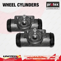 2x Rear Protex Wheel Cylinders for Chrysler Voyager SE GS 3.3L 02/1997-04/2001